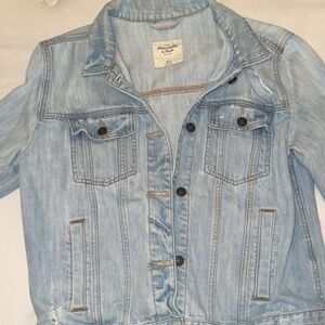 Abercrombie & Fitch Light Blue Denim Jacket